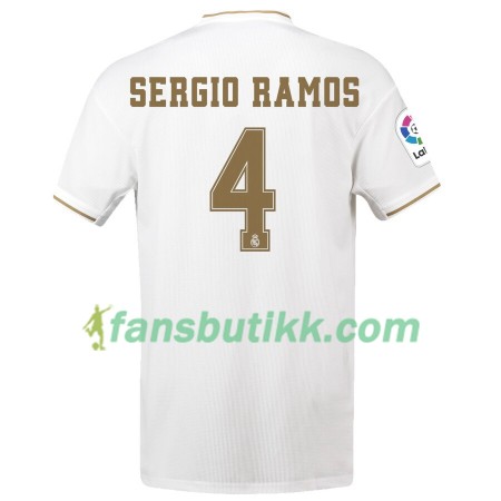 Fotballdrakt Real Madrid Sergio Ramos 4 Hjemmetrøye 2019-2020 Kortermet